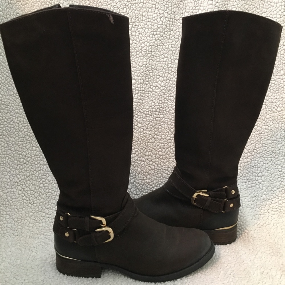Women’s Steve Madden Amill brown leather boots